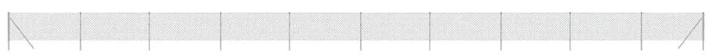 Συρματόπλεγμα Περίφραξης Ασημί 1 x 25 μ. με Στύλους - Ασήμι