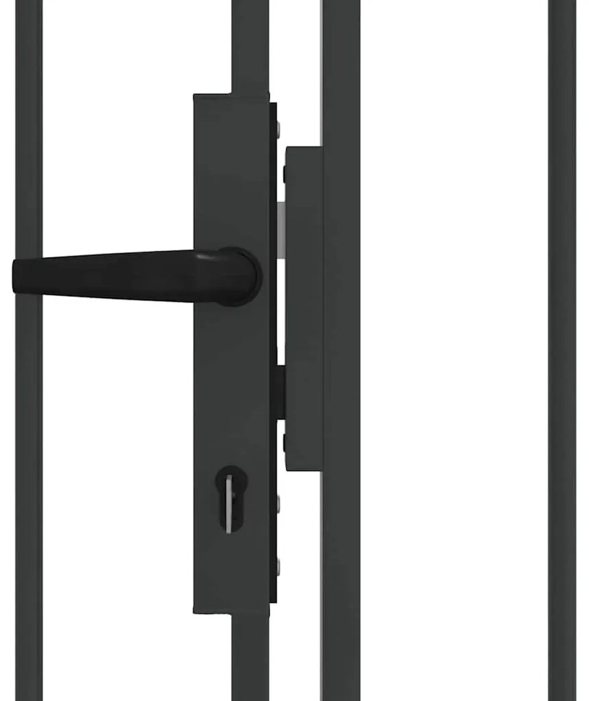 vidaXL Πύλη Φράχτη Άλλο Γκρι 400 x 200 cm Ατσάλι