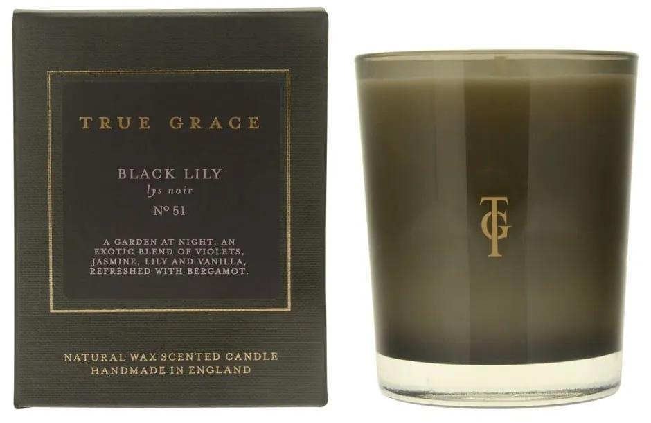 Αρωματικό Κερί Manor Classic Black Lily 190gr True Grace Φυτικό Κερί