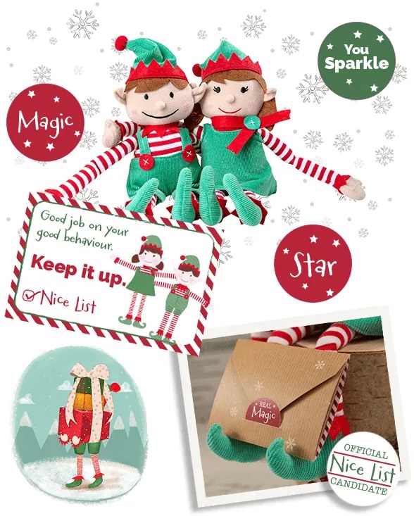 Christmas Girl Elf Toy + Magical Reward Kit  Elf for Christmas