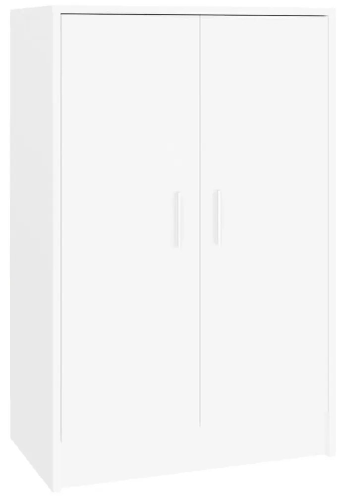 Παπουτσοθήκη Λευκή 60 x 35 x 92 εκ. από Μοριοσανίδα - Λευκό