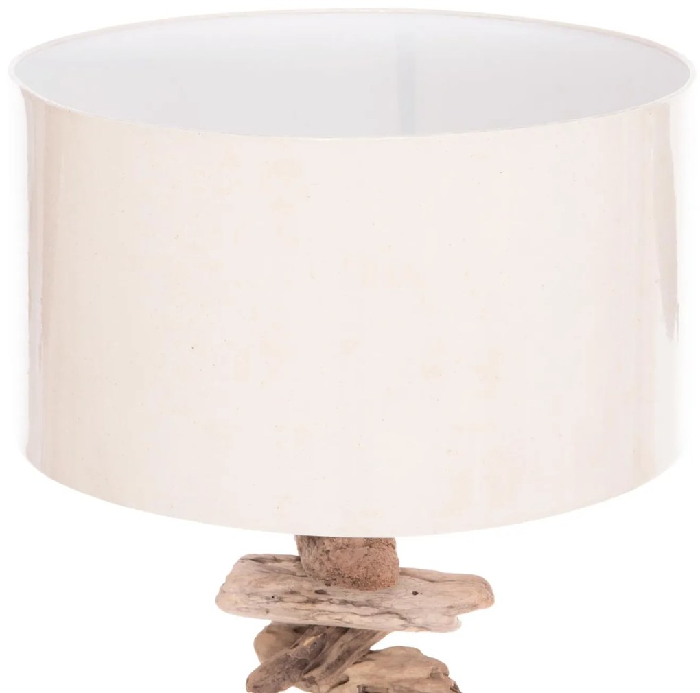 Διακοσμητικό Φωτιστικό Δαπέδου ALTAR C4430 Driftwood Φυσικό - PVC Λευκό Φ45x155Υ εκ. 45x45x155 εκ.