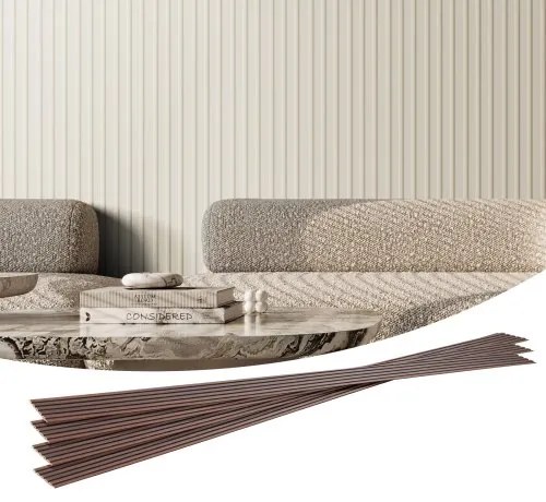 VEVOR Wood Slat Acoustic Panels 8 PCS 96 x 6 inch for Modern Wall Matte White