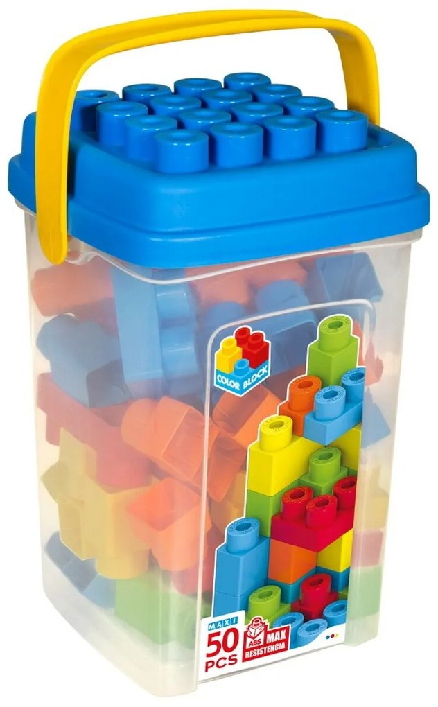 Παιχνίδι Kατασκευή Color Block Basic Κύβος 50 Τεμάχια (x6)