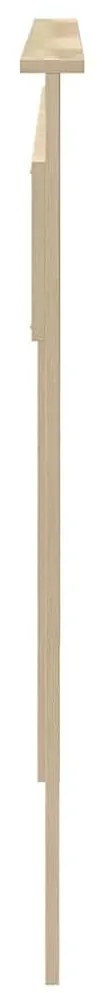 vidaXL Κεφαλάρι με κεφαλάρι Δρύς Sonoma 180 cm Επεξεργασμένο ξύλο