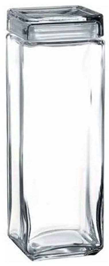 Βάζο Αποθήκευσης Με Καπάκι SP98666K1 2500ml 10,8x10,8x31cm Clear Espiel Glass