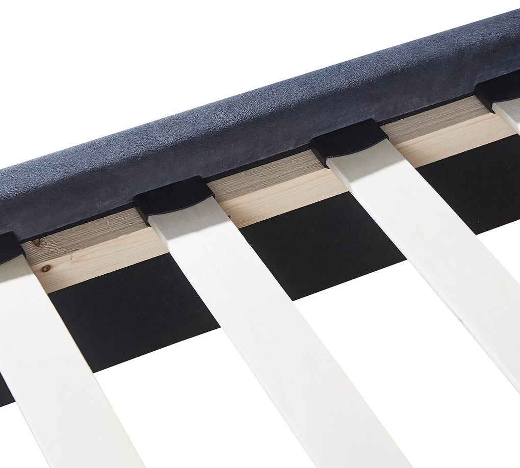 Κρεβάτι Μονό TULIP Σκούρο Γκρι Βελούδο 206x100x110cm (Στρώμα 100x200cm) - 14920008