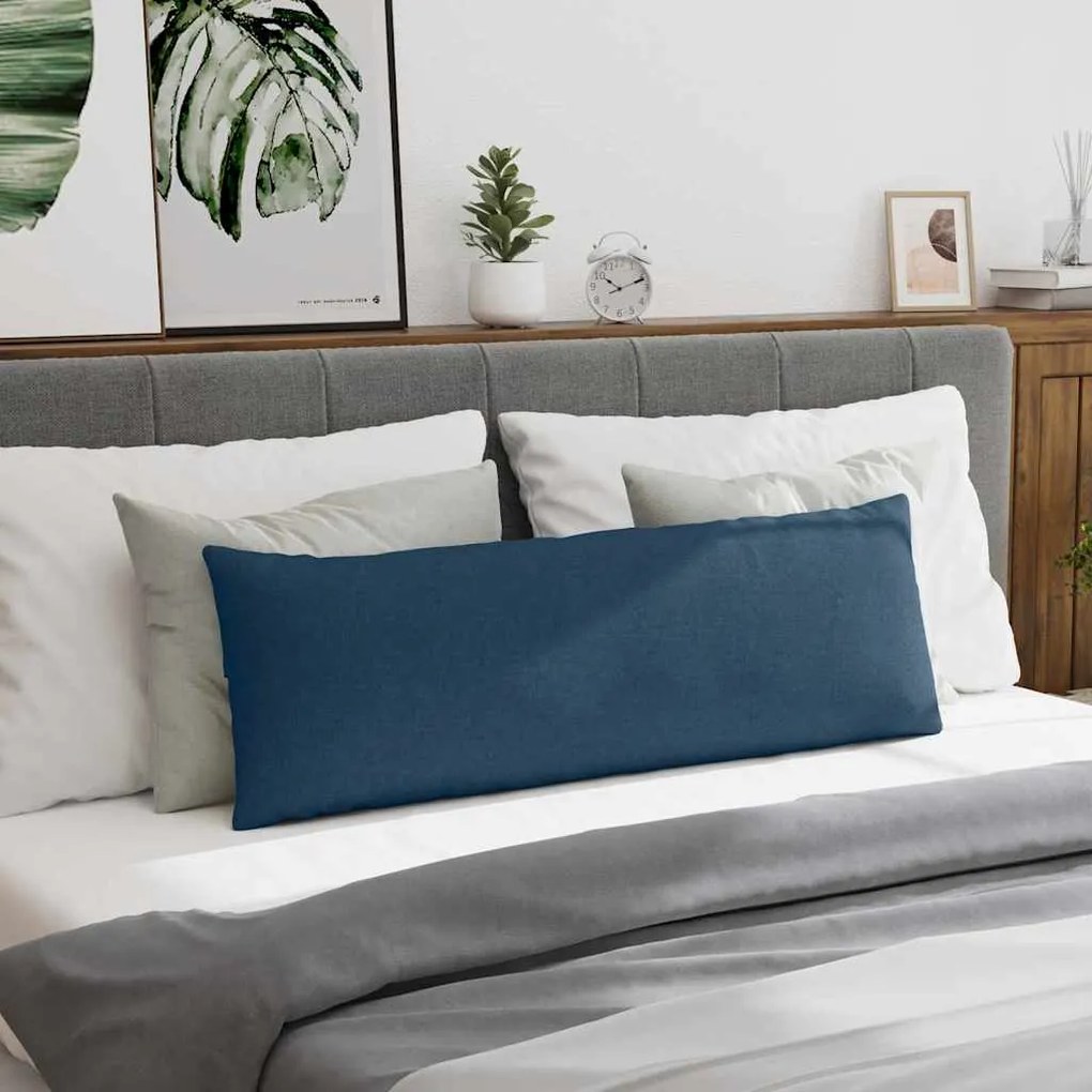 vidaXL Μαξιλάρι Καναπέ 2 pcs Μπλε 120 x 40 cm ύφασμα