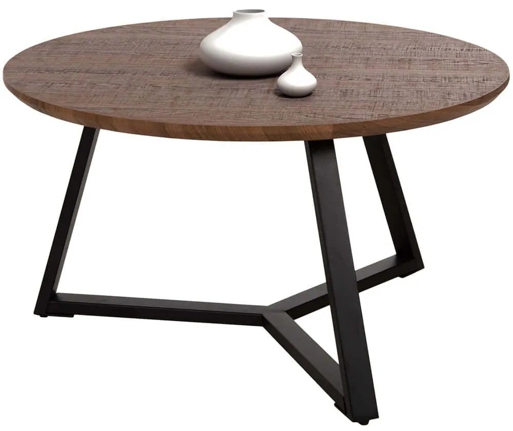 Τραπέζι Σαλονιού Rocket HM9586.04 Φ80x42cm Walnut