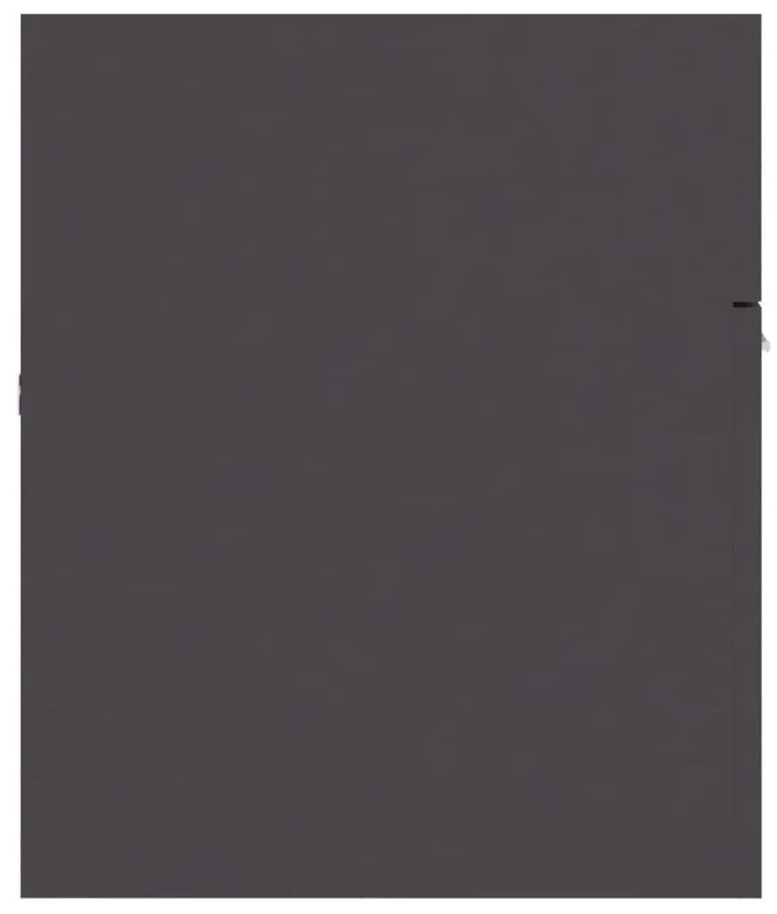 Ντουλάπι Νιπτήρα Γκρι 100 x 38,5 x 46 εκ. από Μοριοσανίδα - Γκρι