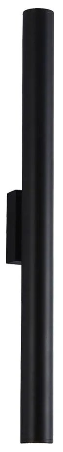 Φωτιστικό Τοίχου - Απλίκα City 4321300 LED 10W 3000K 550Lm 4,5x60cm Black Viokef