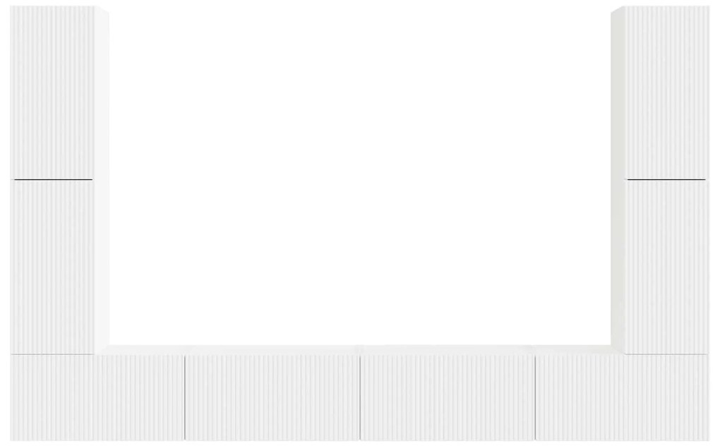 vidaXL 4 pcs Λευκό