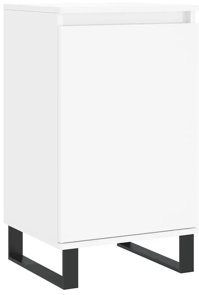 vidaXL Συρταριέρα Λευκή 40 x 35 x 70 εκ. από Επεξεργασμένο Ξύλο