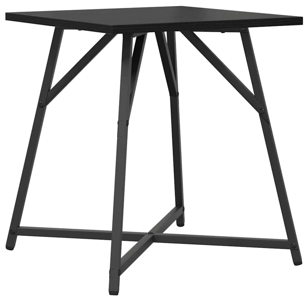 vidaXL Σετ βοηθητικά τραπεζάκια 2 pcs Μαύρη δρυς 50 x 50 x 50 cm
