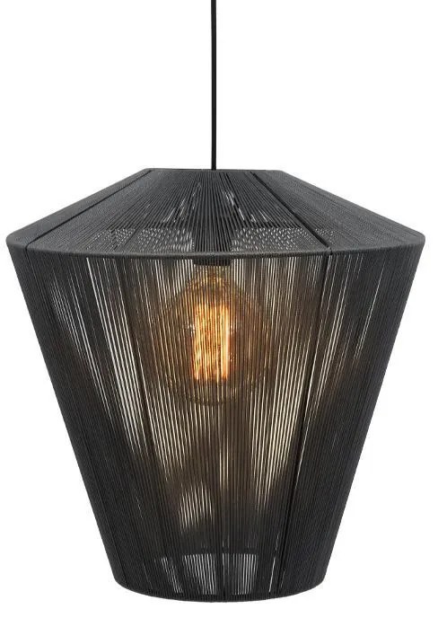 Φωτιστικό Οροφής Μονόφωτο Cord Fylliana Γκρί 40x40 εκ. 40x40x100 εκ.