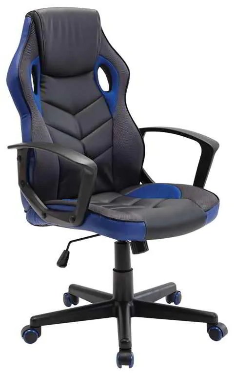 Gaming πολυθρόνα BF7700 Mesh - Pu Μαύρο/Μπλε