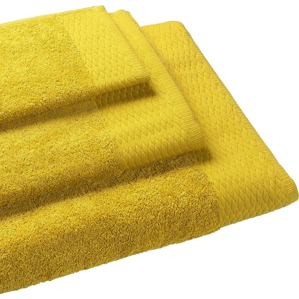 Πετσέτα LOOP YELLOW Πετσέτα προσώπου: 50 x 90 εκ.