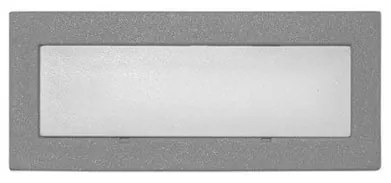 Απλίκα Φωτιστικό Τοίχου LED 1W Μπλε Φως IP54 12,1x5,1 Lumen-3-973664-Γκρι 3-973664