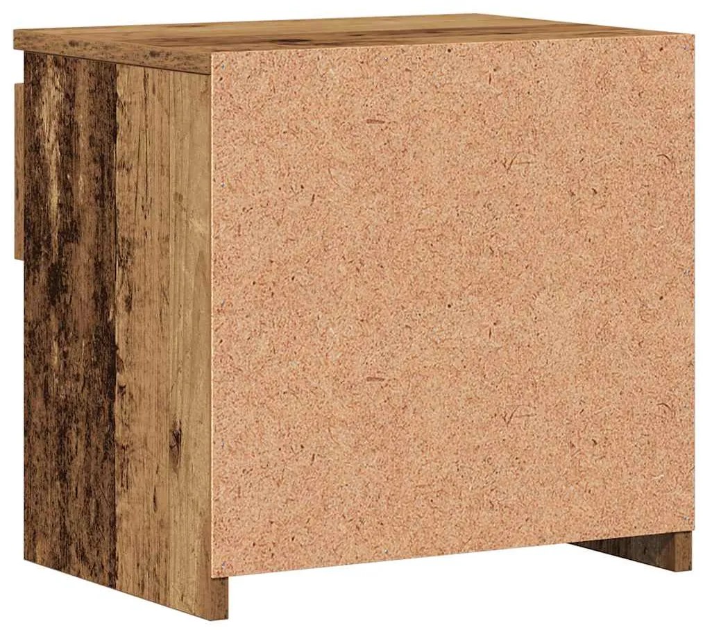 vidaXL Κομοδίνα 2 τεμάχια Παλιό ξύλο 40x30x39 cm Κατασκευασμένο ξύλο