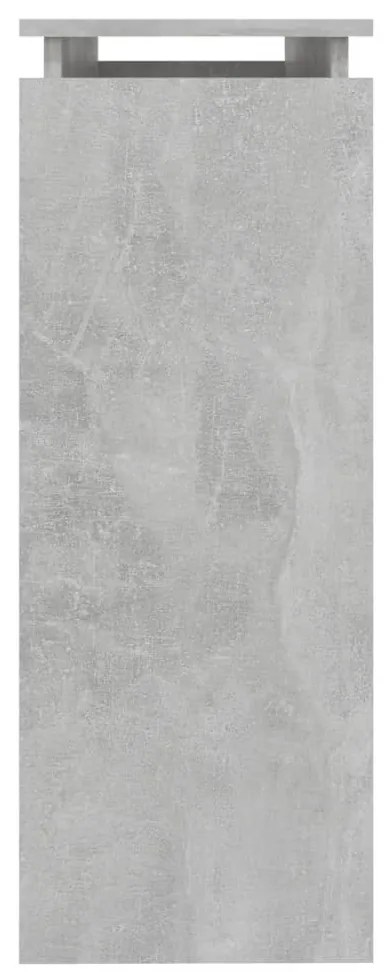 vidaXL Τραπεζάκι Κονσόλα Γκρι Σκυρ. 102 x 30 x 80 εκ. από Επεξ. Ξύλο