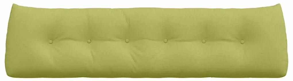 vidaXL Μαξιλάρι Πλάτης Ανοιχτό Πράσινο 180 x 24 x 50 εκ ύφασμα