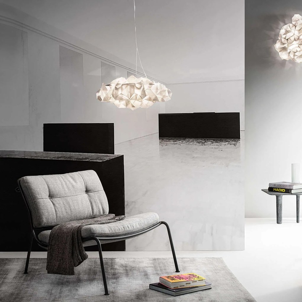 Φωτιστικό Οροφής Drusa Velvet Yellow Slamp Aluminium, Polypropylene