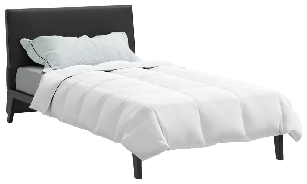 vidaXL Κουβέρτια & Κουβέρτες Λευκό 155 x 220 cm Πούπουλο