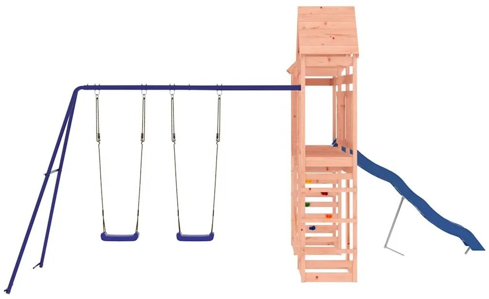 vidaXL Παιδική Χαρά Εξωτερικού Χώρου από Μασίφ Ξύλο Ψευδοτσούγκας