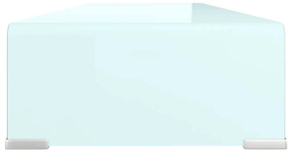 vidaXL Βάση Τηλεόρασης/Οθόνης Πράσινη 90 x 30 x 13 εκ. Γυάλινη