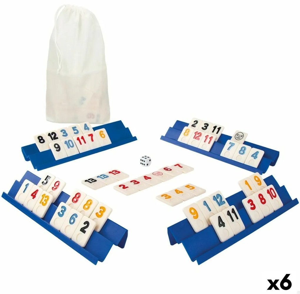 Επιτραπέζιο Παιχνίδι CB Games Rummi 24,5 x 3 x 6 cm (112 Τεμάχια) (x6)