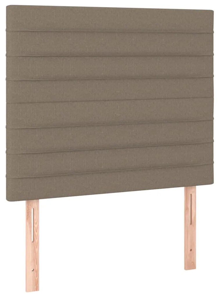 vidaXL Κεφαλάρια Κρεβατιού 2 τεμ. Taupe 100x5x78/88 εκ. Υφασμάτινο