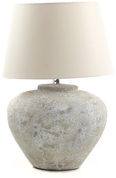 Κεραμικό Επιτραπέζιο Φωτιστικό Zimp White Classic (35x35x30) Soulworks 0630004