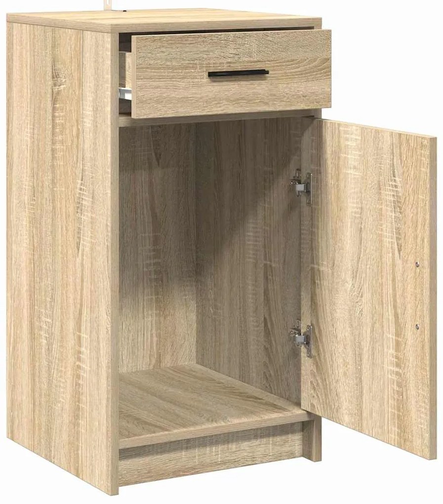 vidaXL Πλαϊνό γραφείο Δρύς Sonoma 40 x 40.5 x 75 εκ Επεξεργασμένο ξύλο