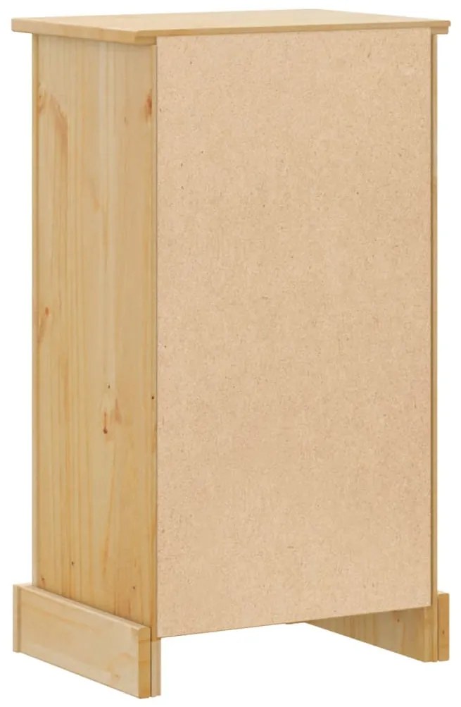 vidaXL Ντουλάπι Μπάνιου Corona 45x33x80 εκ. από Μασίφ Ξύλο Πεύκου