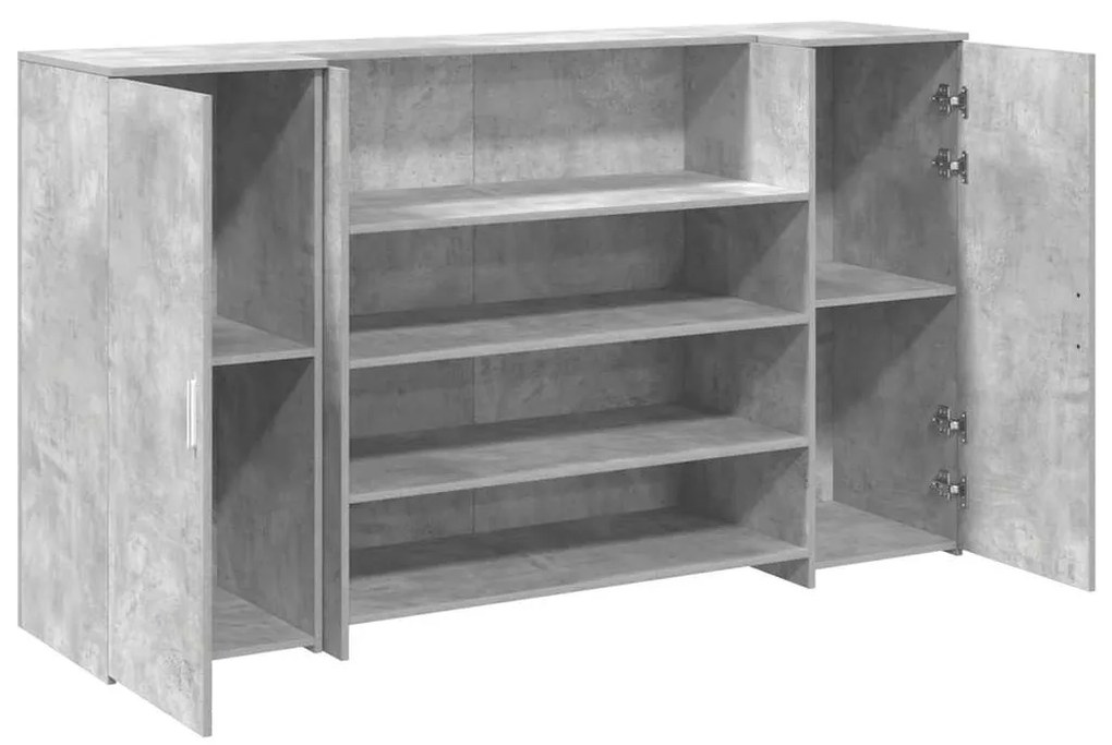 vidaXL Γραφείο υποδοχής 180x50x103,5εκ. Επεξεργασμένο Ξύλο