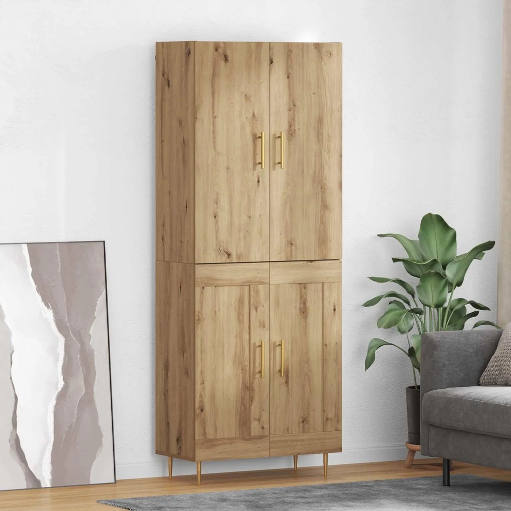 Highboard Artisan Oak 69,5 x 34 x 180 εκ. Επεξεργασμένο ξύλο