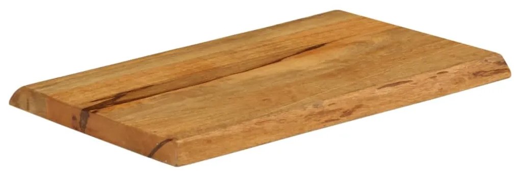 vidaXL Επιφάνεια Τραπεζιού 60x40x3,8 εκ. Live Edge Μασίφ Ξύλο Μάνγκο