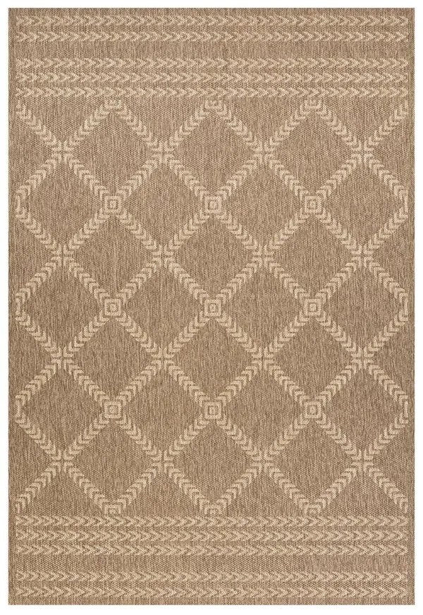 ΧΑΛΙ ETHNIK  2012C BROWN/CARAMEL BEIGE - 133X190  NewPlan