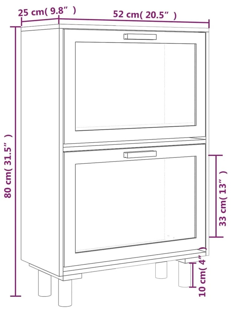 ΠΑΠΟΥΤΣΟΘΗΚΗ ΚΑΦΕ 52X25X80 ΕΚ. ΕΠΕΞΕΡΓΑΣΜΕΝΟ ΞΥΛΟ/ΦΥΣΙΚΟ ΡΑΤΑΝ 345647