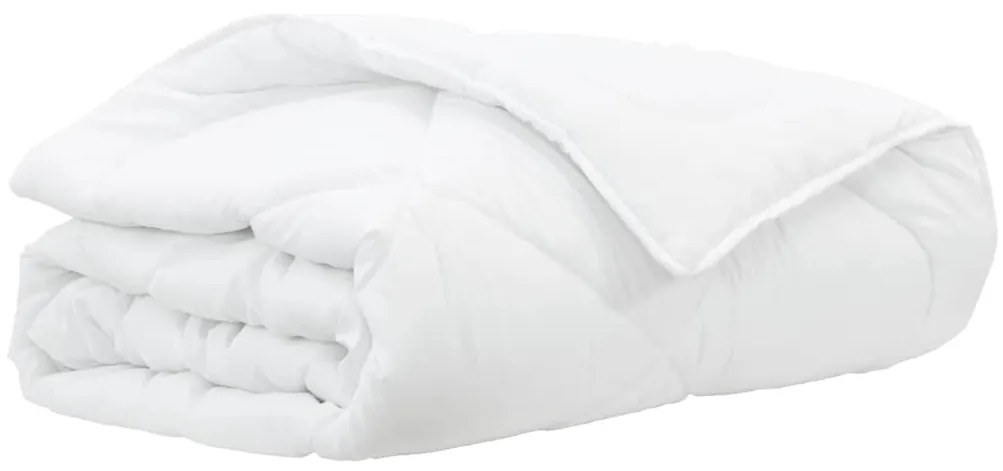 vidaXL Πάπλωμα Λευκό 240 x 200 x 5 εκ. Πολυεστέρας