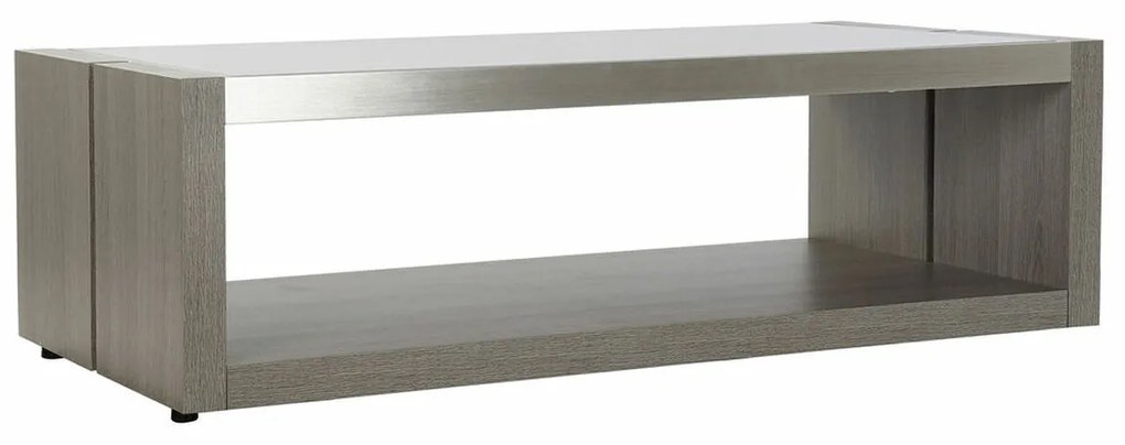 Τραπεζάκι Καφέ DKD Home Decor Κρυστάλλινο Αλουμίνιο Eik (120 x 60 x 37,5 cm)
