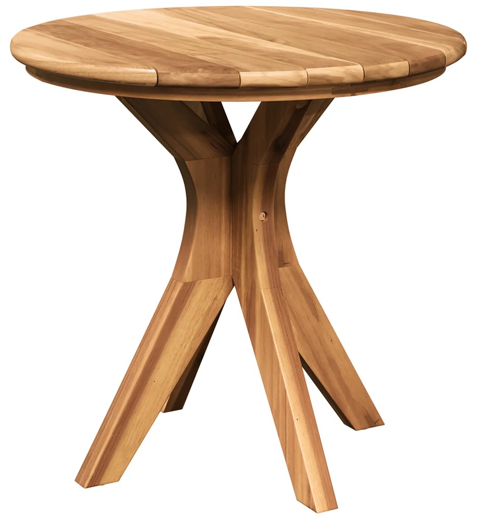 vidaXL Τραπέζι Καφέ Garden Ø55x51 εκ Μασίφ Ξύλο Teak
