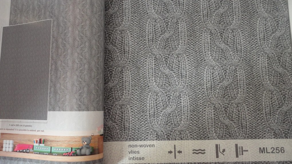 Ταπετσαρία BEHANG EXPRESSE WALLPAPER QUEEN MATERIALS ML256-BEH - 2,00x3,00μ.