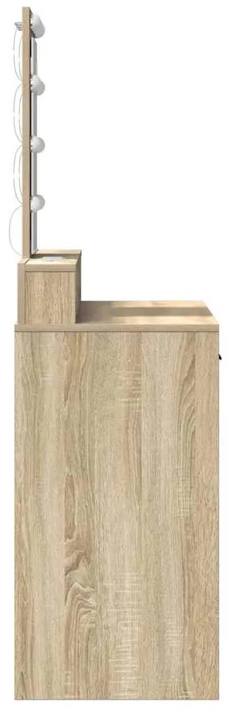 vidaXL Τραπέζι περιποίησης Καφέ 100 x 41 x 140 εκ. Επεξεργασμένο ξύλο