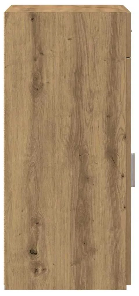 vidaXL Πλαϊνό γραφείο με συρτάρι artisan δρυς 50 x 42.5 x 93 εκ.