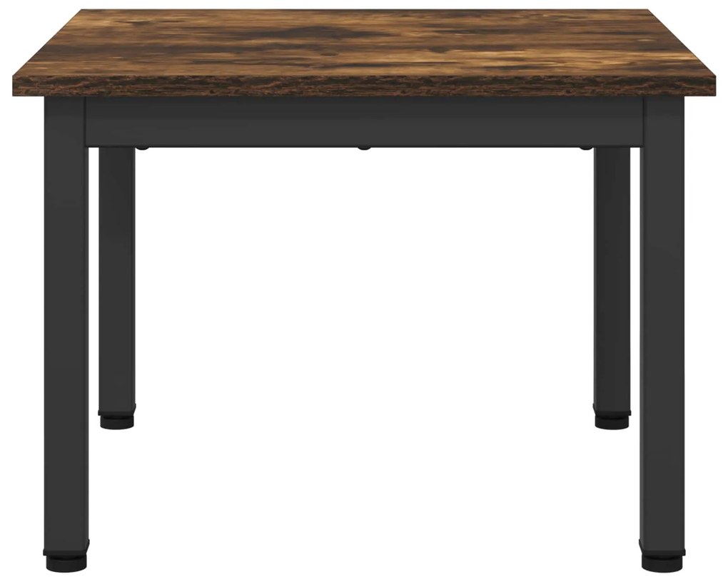 vidaXL Τραπεζάκι σαλονιού Καπνιστό Δρύς 50 x 50 x 36 εκ.