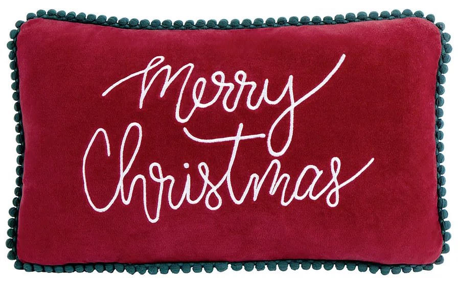 Χριστουγεννιάτικο Βελουτέ Μαξιλάρι (30x50) Nima Christmastide