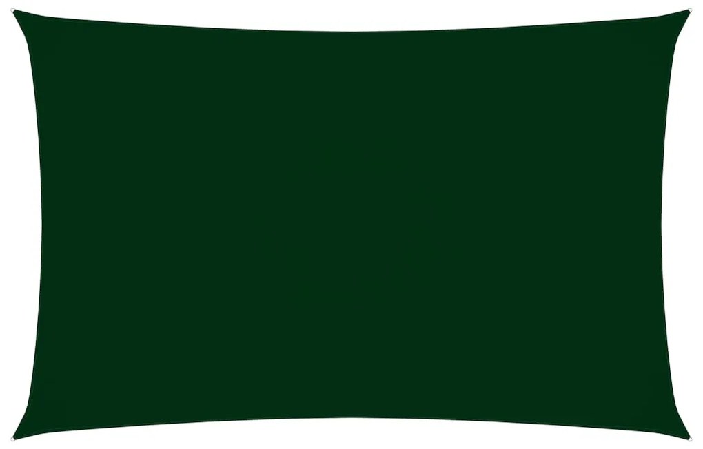 Πανί Σκίασης Ορθογώνιο Σκούρο Πράσινο 4x7 μ. από Ύφασμα Oxford