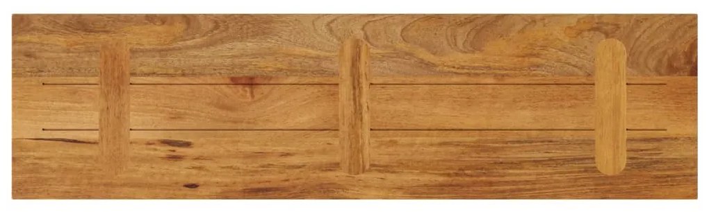 vidaXL Επιφάνεια Τραπεζιού Ορθογώνια 100x20x2,5 εκ. Μασίφ Ξύλο Μάνγκο