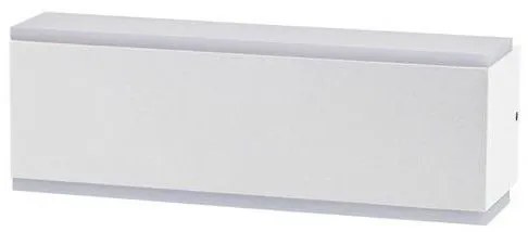 Απλίκα Φωτιστικό Τοίχου LED 10W Λευκό 3000K IP54 Up Down 23cm Nikita 145-82093 Eurolamp 145-82093 Λευκό